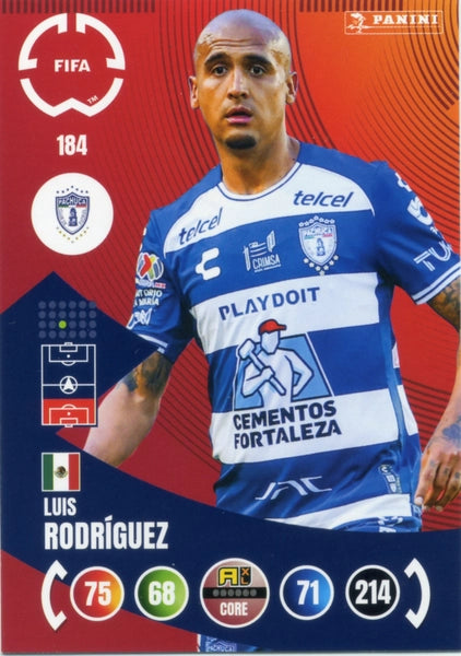 Cromo Trading Card Fútbol-Sergio Barreto-CF Pachuca-Panini Club World Cup Adrenalyn XL 2025-#183-CORE / Team Mate