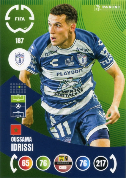 Cromo Trading Card Fútbol-Elías Montiel-CF Pachuca-Panini Club World Cup Adrenalyn XL 2025-#186-CORE / Team Mate