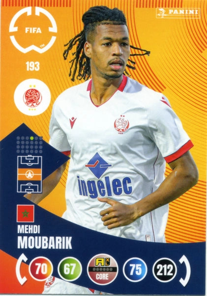 Cromo Trading Card Fútbol-Ayoub Boucheta-Wydad AC-Panini Club World Cup Adrenalyn XL 2025-#192-CORE / Team Mate