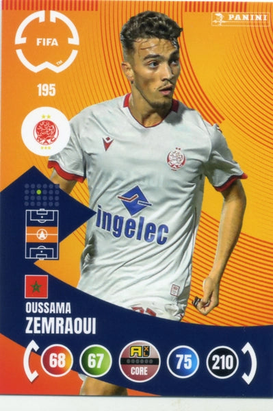 Cromo Trading Card Fútbol-Hamza Sakhi-Wydad AC-Panini Club World Cup Adrenalyn XL 2025-#194-CORE / Team Mate