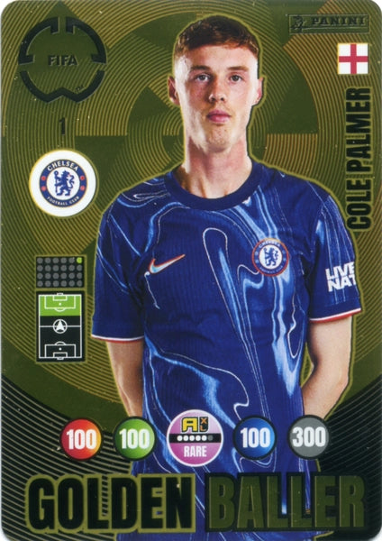 rare panini soccer cards Football Trading Card - Cole Palmer - Chelsea - Panini Club World Cup Adrenalyn XL 2025 - #001