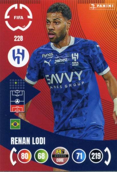 Cromo Trading Card Fútbol-Yassine Bounou-Al-Hilal SFC-Panini Club World Cup Adrenalyn XL 2025-#227-CORE / Team Mate