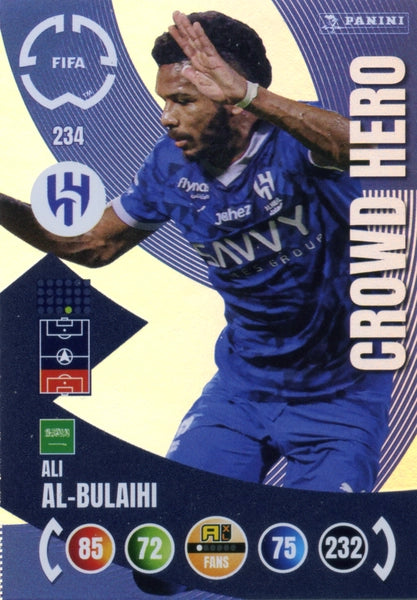 Soccer Trading Card-Ali Al-Bulaihi-Al-Hilal SFC-Panini Club World