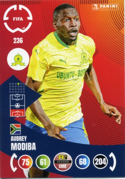 Cromo Trading Card Fútbol-Themba Zwane-Mamelodi Sundowns-Panini Club World Cup Adrenalyn XL 2025-#235-FANS / Emblem