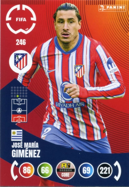 Football Trading Card-José María Giménez-Atlético de Madrid-Panini