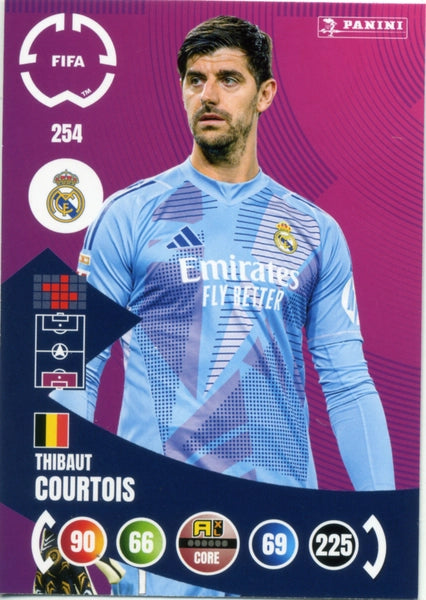 Football Trading Card - Thibaut Courtois - Real Madrid CF - Panini