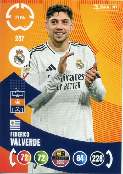 Cromo Trading Card Fútbol-Eduardo Camavinga-Real Madrid CF-Panini Club World Cup Adrenalyn XL 2025-#256-CORE / Team Mate