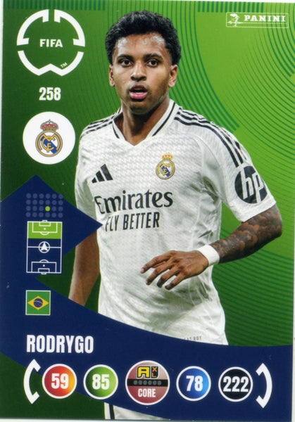 Cromo Trading Card Fútbol-Federico Valverde-Real Madrid CF-Panini Club World Cup Adrenalyn XL 2025-#257-CORE / Team Mate