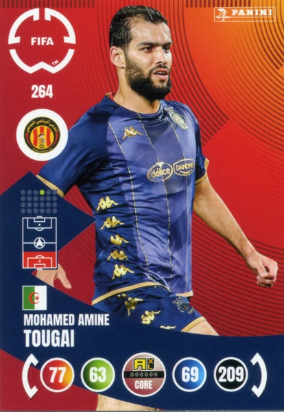 Cromo Trading Card Fútbol-Amanallah Memmiche-Espérance de Tunis-Panini Club World Cup Adrenalyn XL 2025-#263-CORE / Team Mate