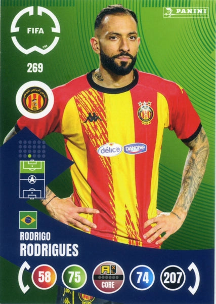 Cromo Trading Card Fútbol-Youcef Belaili-Espérance de Tunis-Panini Club World Cup Adrenalyn XL 2025-#268-CORE / Team Mate