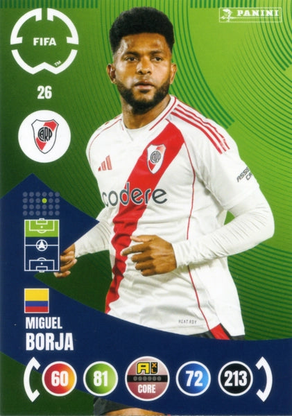 Cromo Trading Card Fútbol-Rodrigo Aliendro-CA River Plate-Panini Club World Cup Adrenalyn XL 2025-#025-CORE / Team Mate