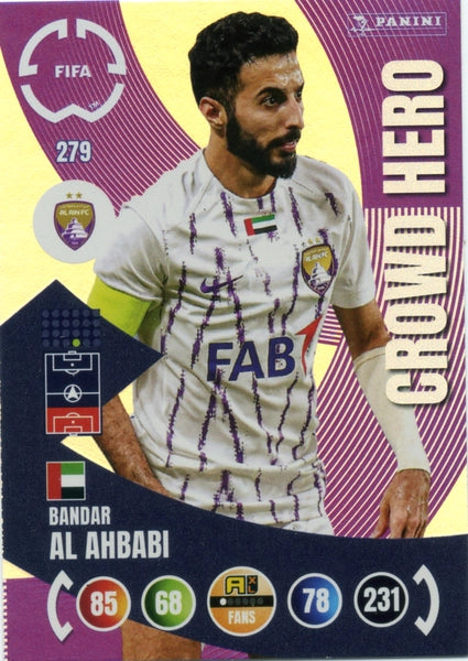 Cromo Trading Card Fútbol-Bandar Al Ahbabі-Al Ain FC-Panini Club