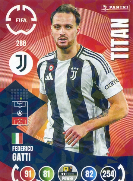 Cromo Trading Card Fútbol-Alessandro Bastoni-FC Internazionale Milano-Panini Club World Cup Adrenalyn XL 2025-#287-POWER / Titan