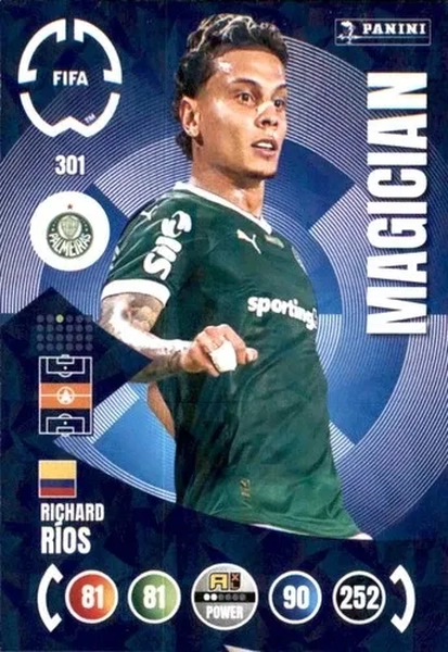 Cromo Trading Card Fútbol-Gerson-CR Flamengo-Panini Club World Cup Adrenalyn XL 2025-#300-POWER / Magician