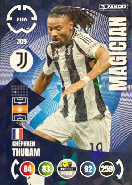Cromo Trading Card Fútbol-Hakan Çalhanoğlu-FC Internazionale Milano-Panini Club World Cup Adrenalyn XL 2025-#308-POWER / Magician