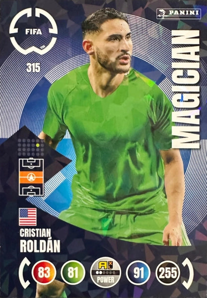 サッカーカードです。ジョルジワグネル選手の超激レアレインボーカード等 Soccer Trading Card-Cristian Roldán-Seattle Sounders FC-Panini