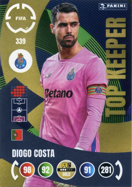 Cromo Trading Card Fútbol-Michele Di Gregorio-Juventus-Panini Club World Cup Adrenalyn XL 2025-#338-GOLD / Top Keeper
