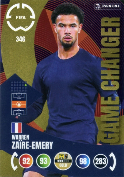 Cromo Trading Card Fútbol-Rodri-Manchester City-Panini Club World Cup Adrenalyn XL 2025-#345-GOLD / Game Changer