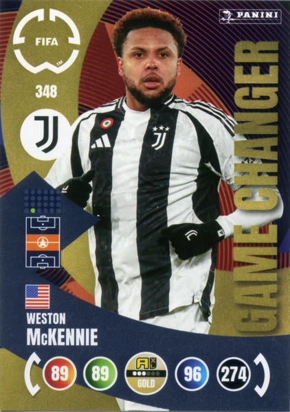 Cromo Trading Card Fútbol-Leroy Sané-FC Bayern München-Panini Club World Cup Adrenalyn XL 2025-#347-GOLD / Game Changer