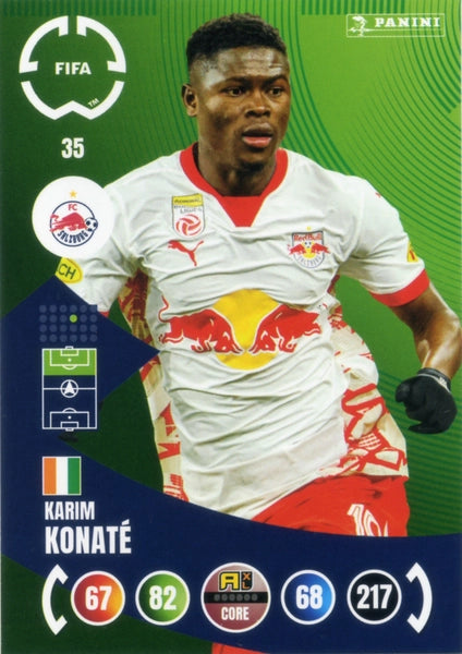Cromo Trading Card Fútbol-Dorgeles Nene-FC Red Bull Salzburg-Panini Club World Cup Adrenalyn XL 2025-#034-CORE / Team Mate