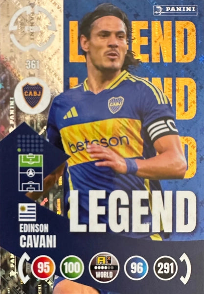 Cromo Trading Card Fútbol-Edinson Cavani-CA Boca Juniors-Panini