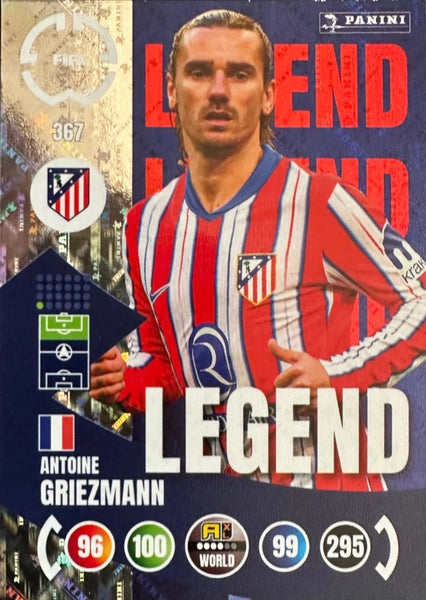 Cromo Trading Card Fútbol-Ángel Di María-SL Benfica-Panini Club World Cup Adrenalyn XL 2025-#366-WORLD / Legend