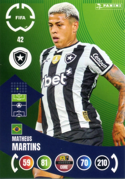 Cromo Trading Card Fútbol-Marlon Freitas-Botafogo FR-Panini Club World Cup Adrenalyn XL 2025-#041-CORE / Team Mate
