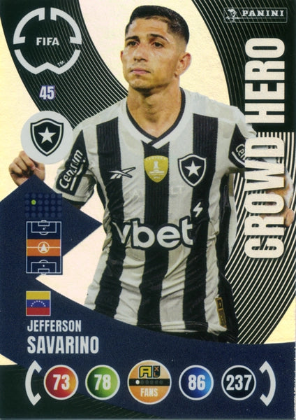 Cromo Trading Card Fútbol-Artur-Botafogo FR-Panini Club World Cup Adrenalyn XL 2025-#044-CORE / Team Mate