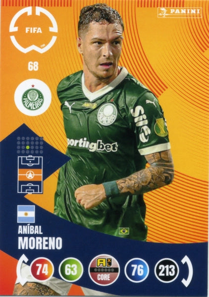 Cromo Trading Card Fútbol-Raphael Veiga-SE Palmeiras-Panini Club World Cup Adrenalyn XL 2025-#067-CORE / Team Mate