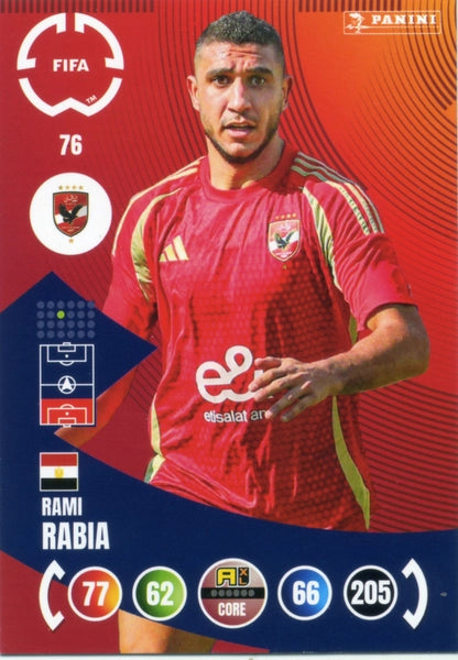 Cromo Trading Card Fútbol-Yasser Ibrahim-Al Ahly FC-Panini Club World Cup Adrenalyn XL 2025-#075-CORE / Team Mate