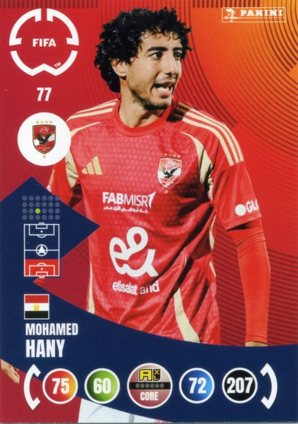 Cromo Trading Card Fútbol-Rami Rabia-Al Ahly FC-Panini Club World Cup Adrenalyn XL 2025-#076-CORE / Team Mate