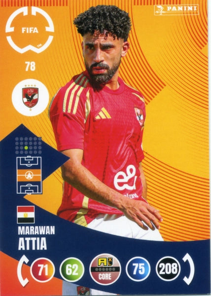 Cromo Trading Card Fútbol-Моhamеd Hany-Al Ahly FC-Panini Club World Cup Adrenalyn XL 2025-#077-CORE / Team Mate