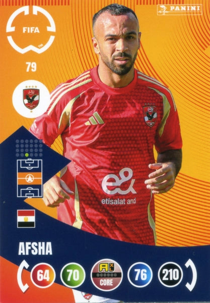 Cromo Trading Card Fútbol-Marawan Attia-Al Ahly FC-Panini Club World Cup Adrenalyn XL 2025-#078-CORE / Team Mate