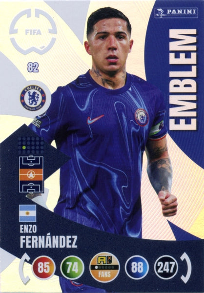 Trading Card Soccer-Enzo Fernández-Chelsea-Panini Club World Cup