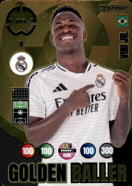Soccer Trading Card - Vini Jr. - Real Madrid CF - Panini Club World Cup  Adrenalyn XL 2025 - #008