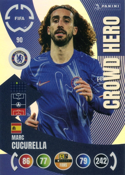 Cromo Trading Card Fútbol-Noni Madueke-Chelsea-Panini Club World Cup Adrenalyn XL 2025-#089-CORE / Team Mate