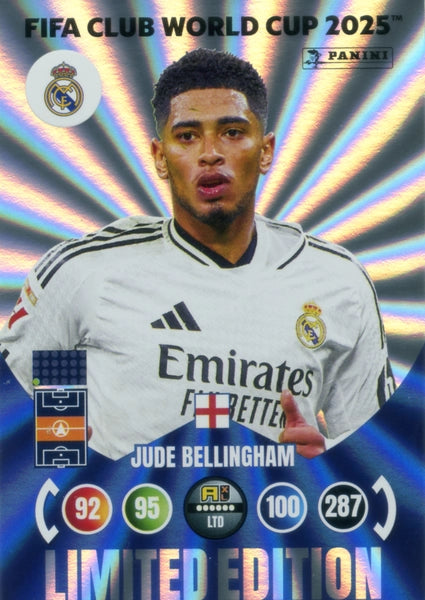 Cromo Trading Card Fútbol-Julián Alvarez-Atlético de Madrid-Panini Club World Cup Adrenalyn XL 2025-#-JA-Limited Edition