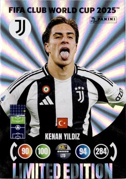 Cromo Trading Card Fútbol-Kylian Mbappé-Real Madrid CF-Panini Club World Cup Adrenalyn XL 2025-#-KM-Limited Edition