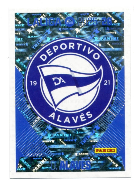 Escudo - Alavés - Panini Liga Este - 2025-2026 - #001 - Básico