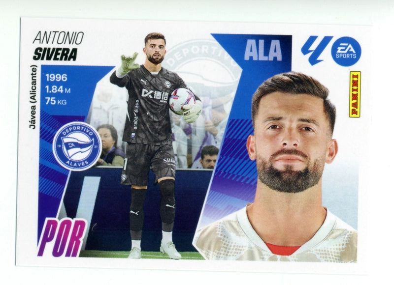 Sivera - Alavés - Panini Liga Este  - 2025-2026 - #003 - Básico