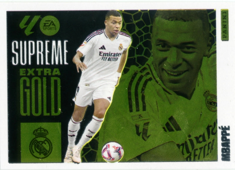 Mbappé - Real Madrid  - Panini Liga Este  - 2025 - 2026 - #003 - Extra Gold Supreme