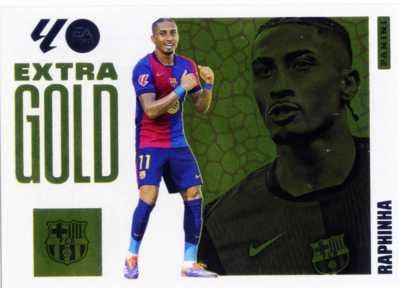 Raphinha - FC Barcelona - Panini Liga Este  - 2025 - 2026 - #009 - Extra Gold