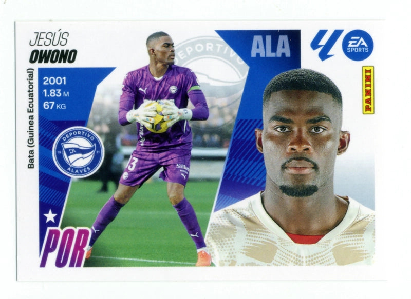 Owono - Alavés - Panini Liga Este  - 2025-2026 - #004 - Básico