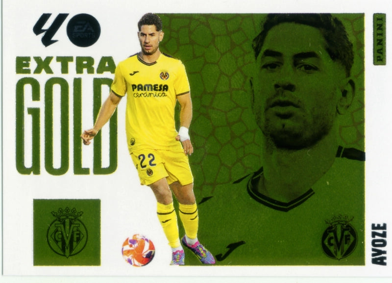 Ayoze - Villarreal CF - Panini Liga Este  - 2025 - 2026 - #001 - Extra Gold
