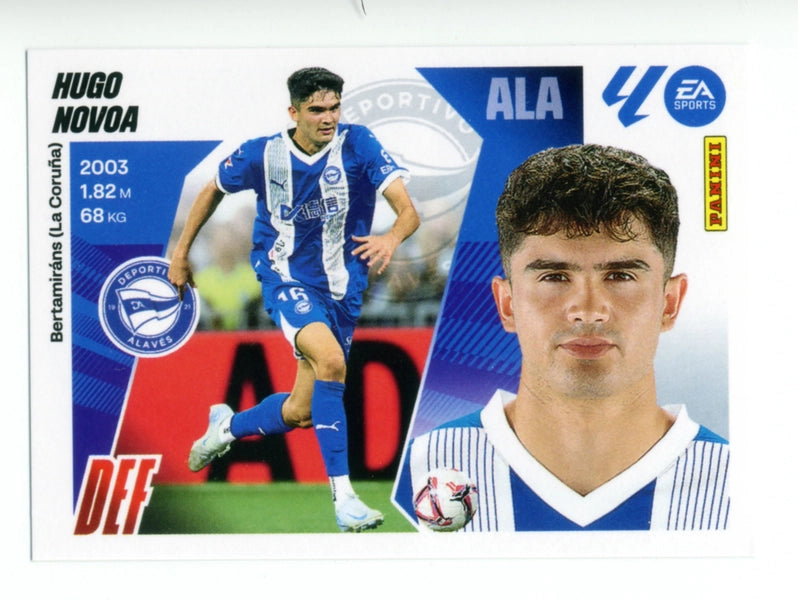 Hugo Novoa - Alavés - Panini Liga Este  - 2025 - 2026 - #006 - Básico