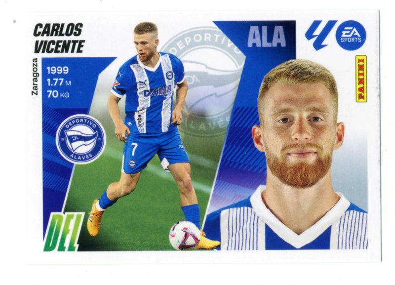 Carlos Vicente - Alavés - Panini Liga Este  - 2025 - 2026 - #017 - Básico