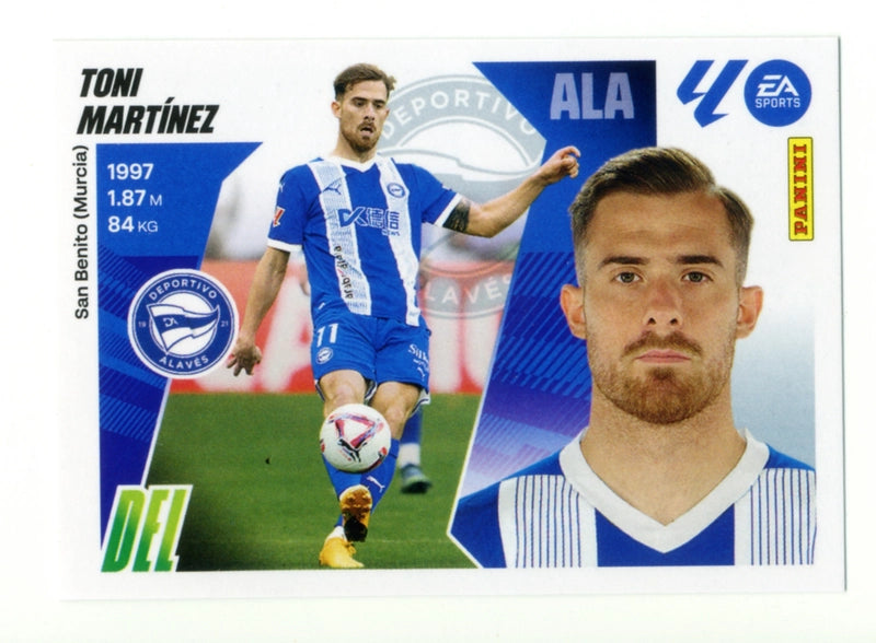 Toni Martínez - Alavés - Panini Liga Este  - 2025 - 2026 - #018 - Básico