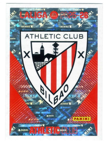 athletic card pokemon Soccer Trading Card - Badge - Athletic Club - Panini Liga Este 2025/2026 -  #001