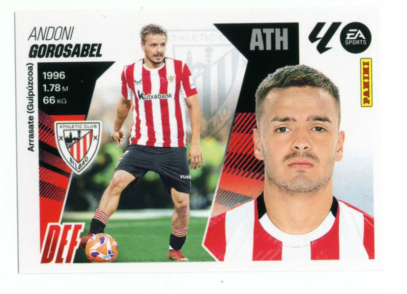 Gorosabel - Athletic Club - Panini Liga Este  - 2025 - 2026 - #05A - Básico