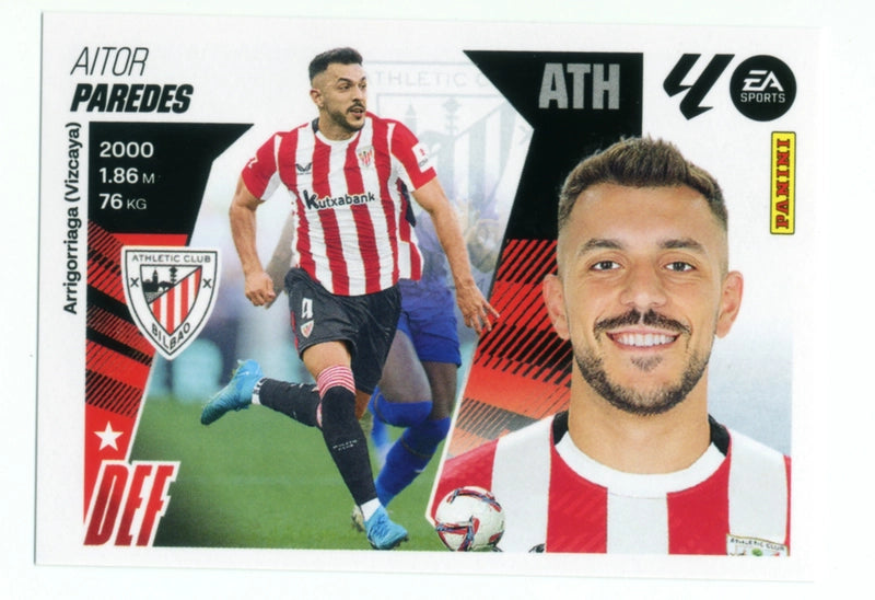 Paredes - Athletic Club - Panini Liga Este  - 2025 - 2026 - #007 - Básico